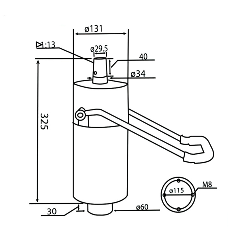 Salon Chair Hydraulic Pump (DA-11)