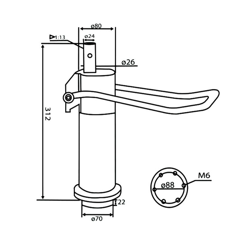 Styling Chair Hydraulic Pump (DA-15)