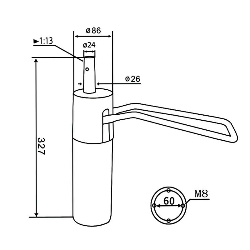 Salon Chair Hydraulic Pump (DA-20-02)