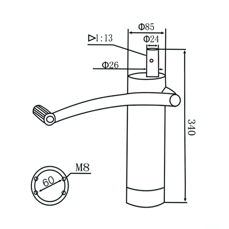 Styling Chair Flat Hydraulic Pump (DA-02)