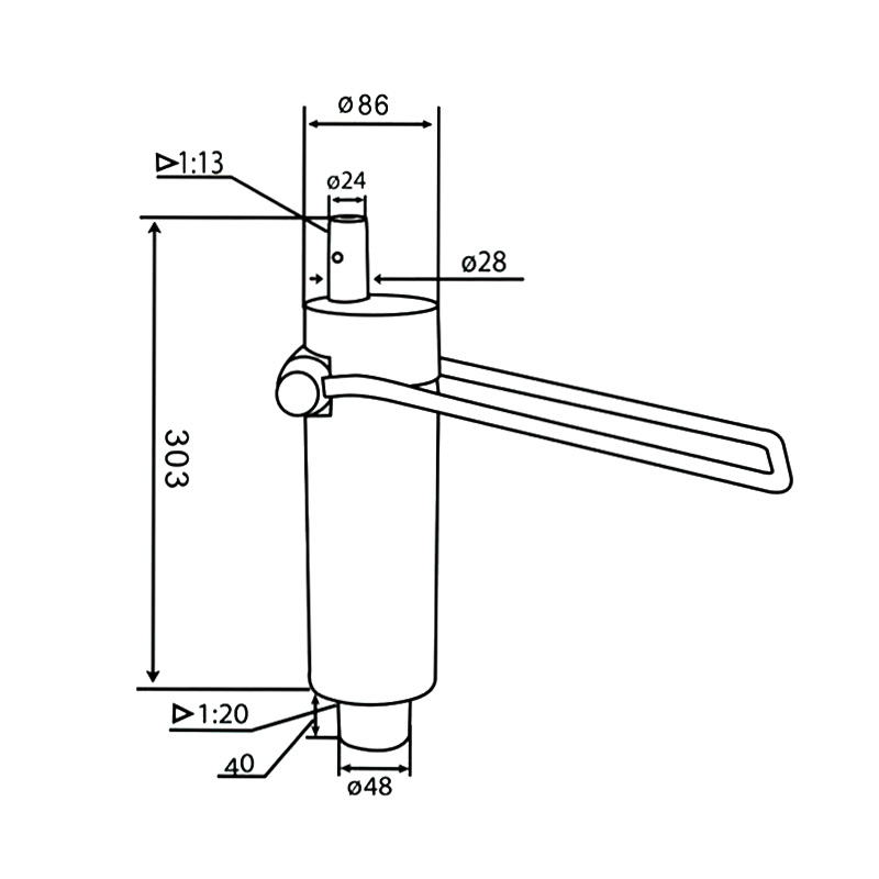 Styling Chair Hydraulic Pump(DA-25-01)