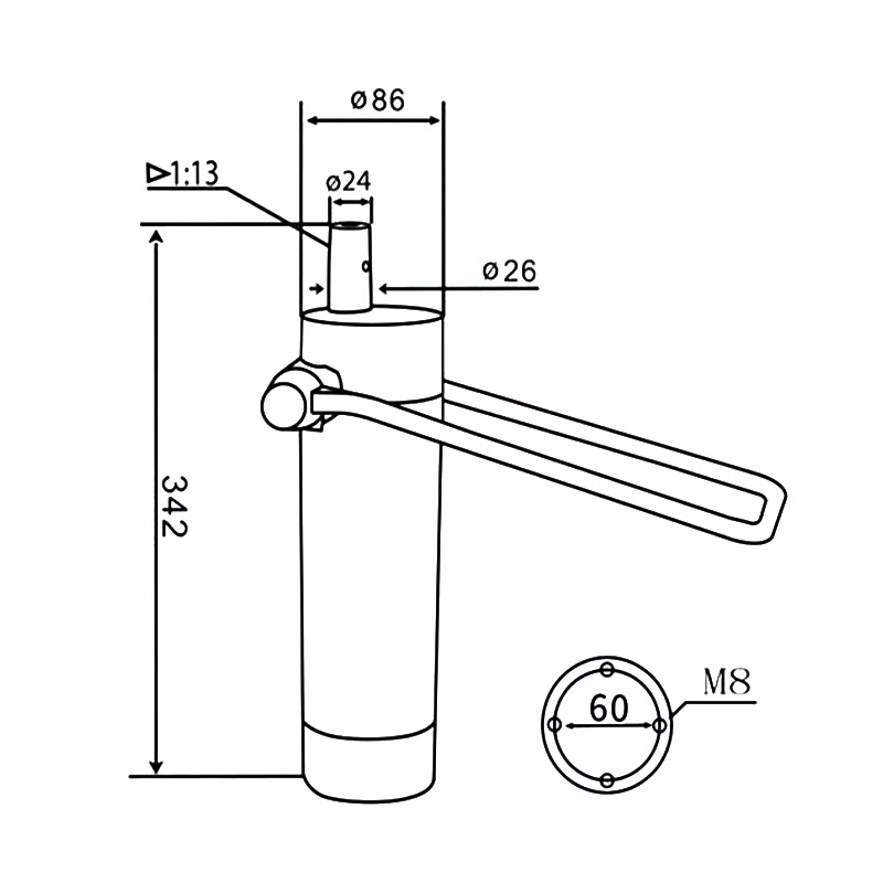 Styling Chair Hydraulic Pump(DA-25-02)