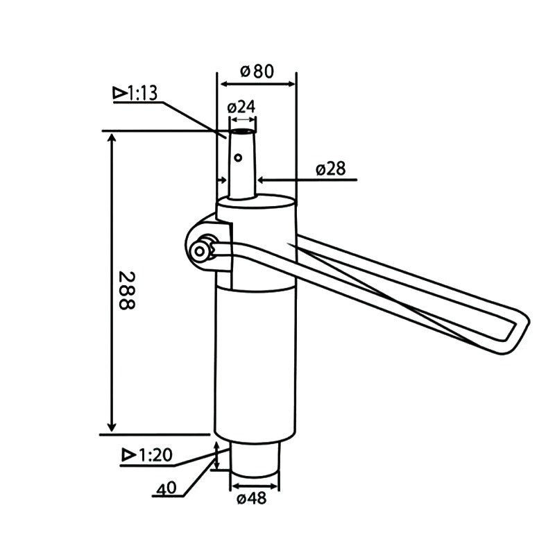 Salon Chair Hydraulic Pump(DA-26-01)