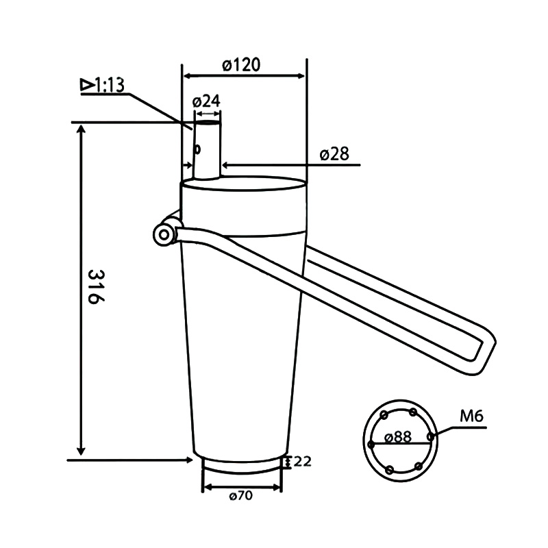 Salon Chair Hydraulic Pump(DA-29-01)