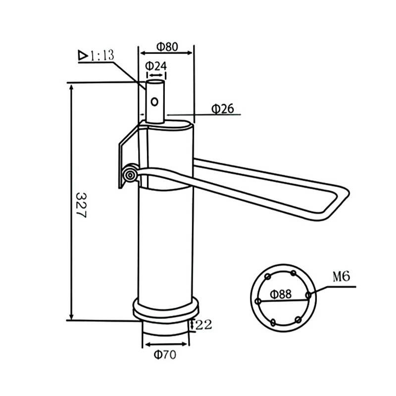 Higher Hydraulic Pump for Styling Chair (DA-06)