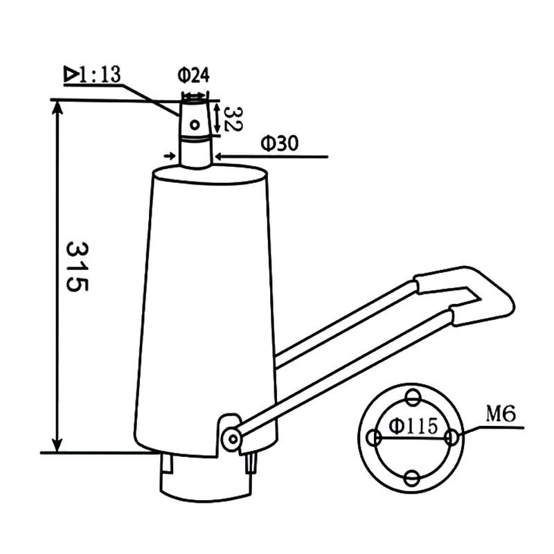 Hydraulic Pump for Hairdressing Chair Barber (DA-09)