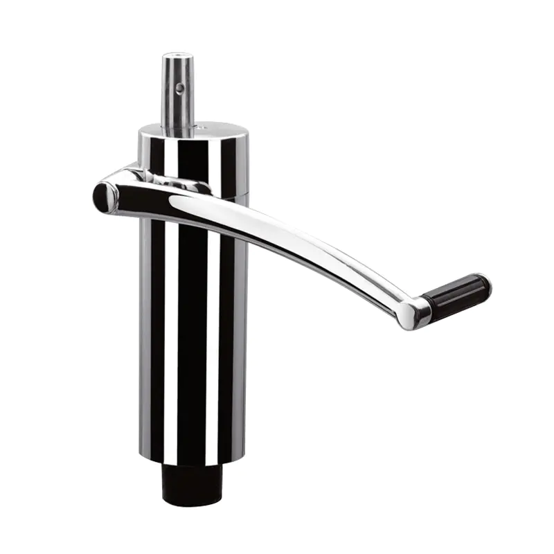 Heavy duty hydraulic barber chair pump for salon styling chairs.